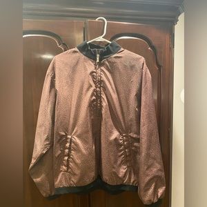 90s Vintage Sunice Golf 1/4 Zip Leopard Pullover Windbreaker Jacket - Large